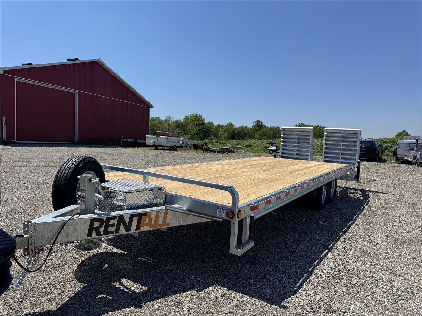 Deck Over Trailer 8ft x 24ft with max ramps