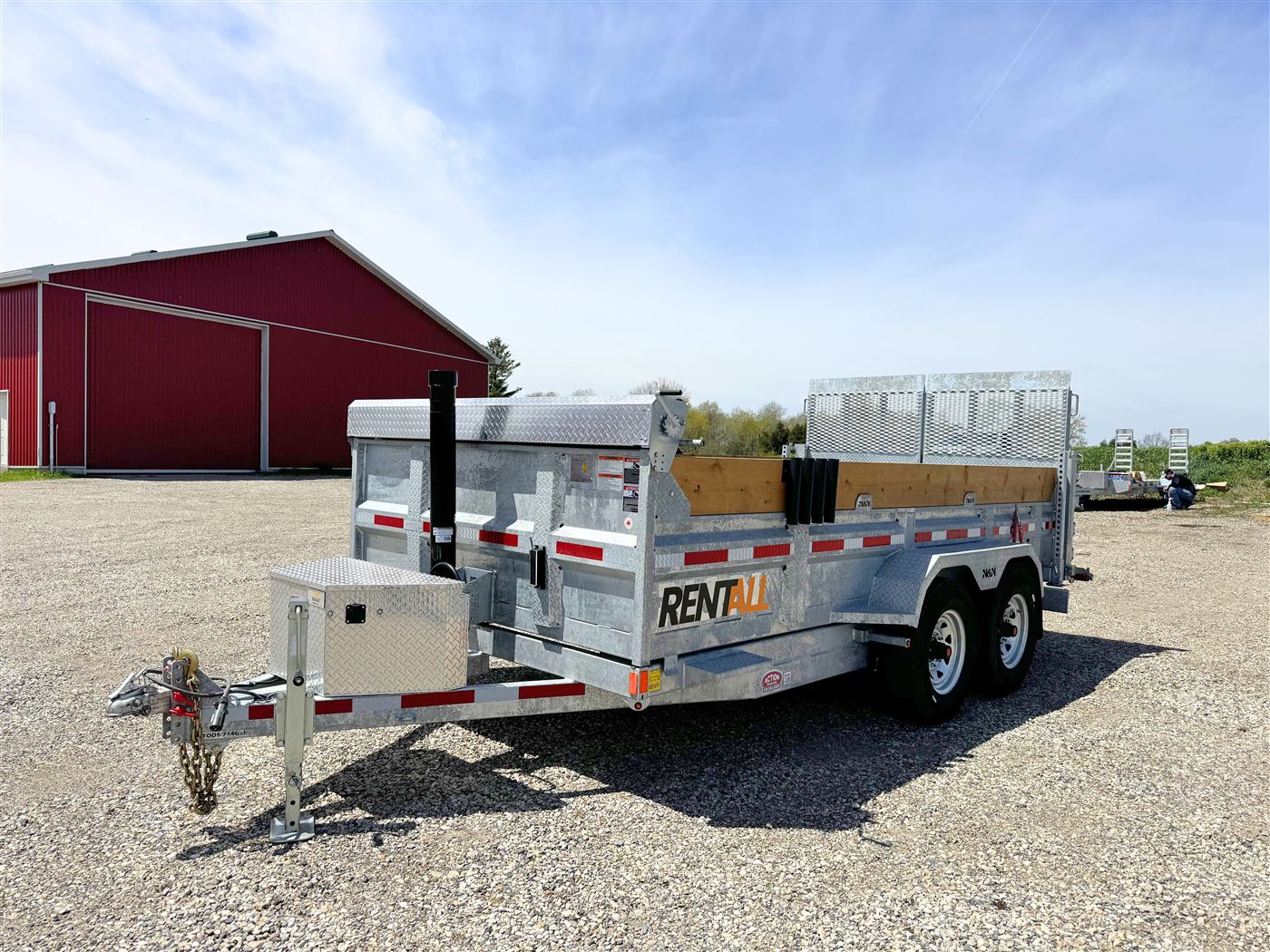 Dump Trailer 7ft x 14ft